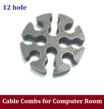 

Network Cable Management Comb Tools 12 hole 12 Wire Network Module Arrangement Tidy Tools for Computer Room Manage Cat6 Cables