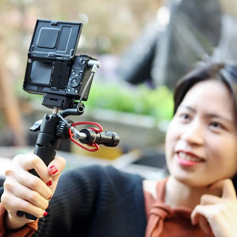SAIREN VM Q1 3 5 мм дробовик видео микрофон Запись для DSLR камеры Gimbal смартфона Osmo Pocket
