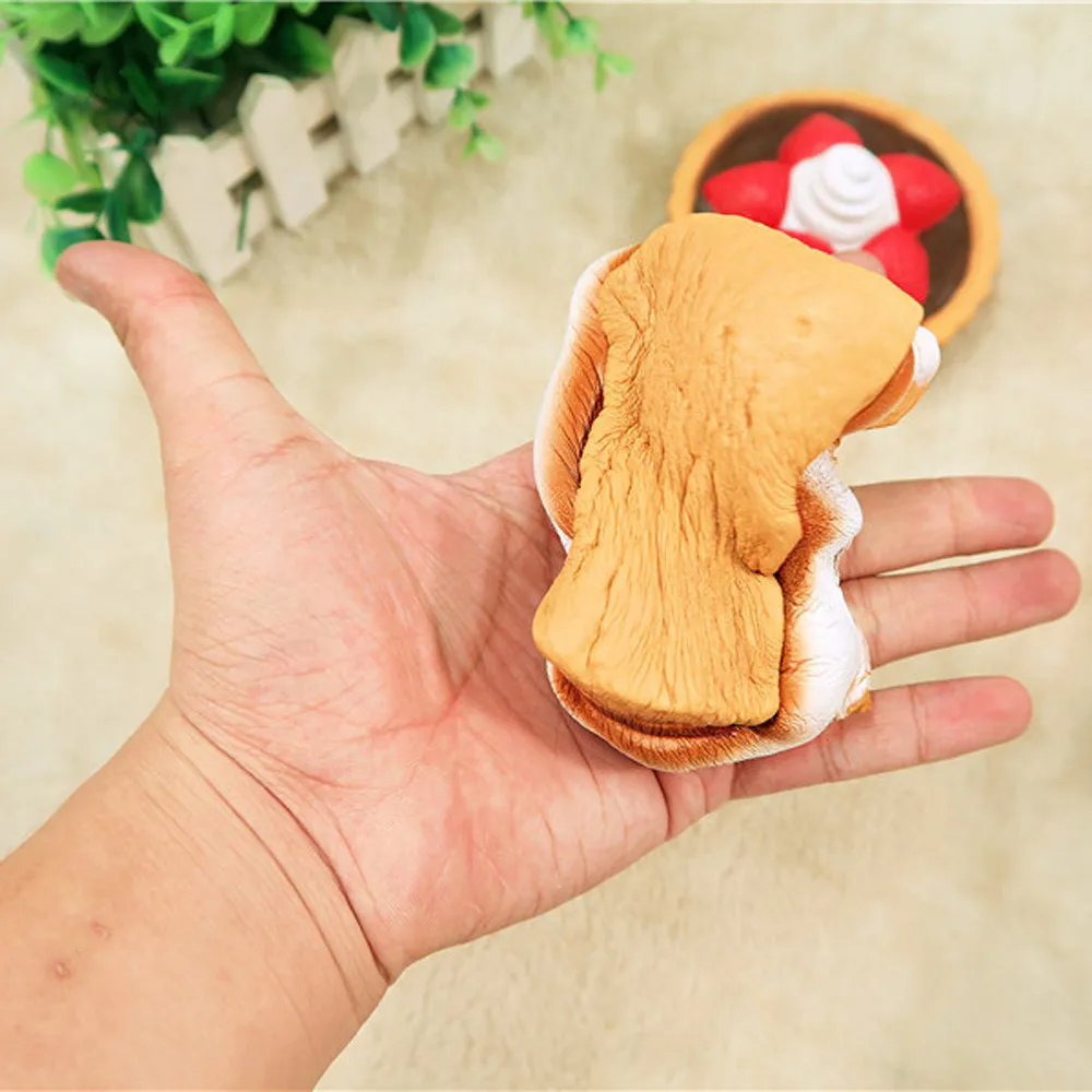 Beautiful Package Sweet Cake Ice Cream Squishy squishy Stress Reliever Decor Toys Simulation Squeeze Food Toys #B
