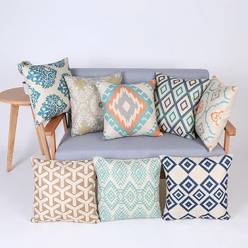 

geometric cushion cover decorative throw pillows chair almofadas para sofa pillow cover cojines cushion cushions home decor