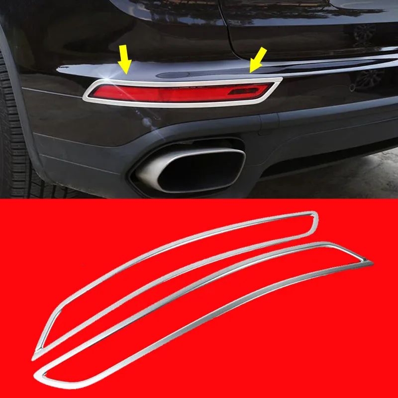 Для Porsche Cayenne ABS хром внешний комплект обшивки корпуса - Цвет: L 2015-2017