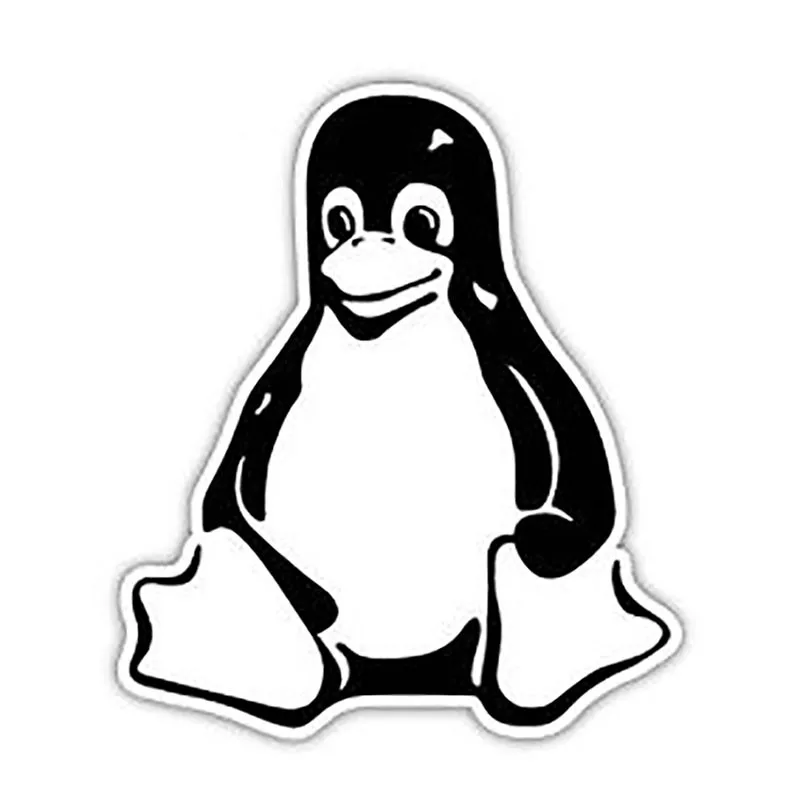 

Interesting Tux Penguin Linux CAR Window Motorcycle Decal Accessories Pattern Laser Waterproof Custom PVC