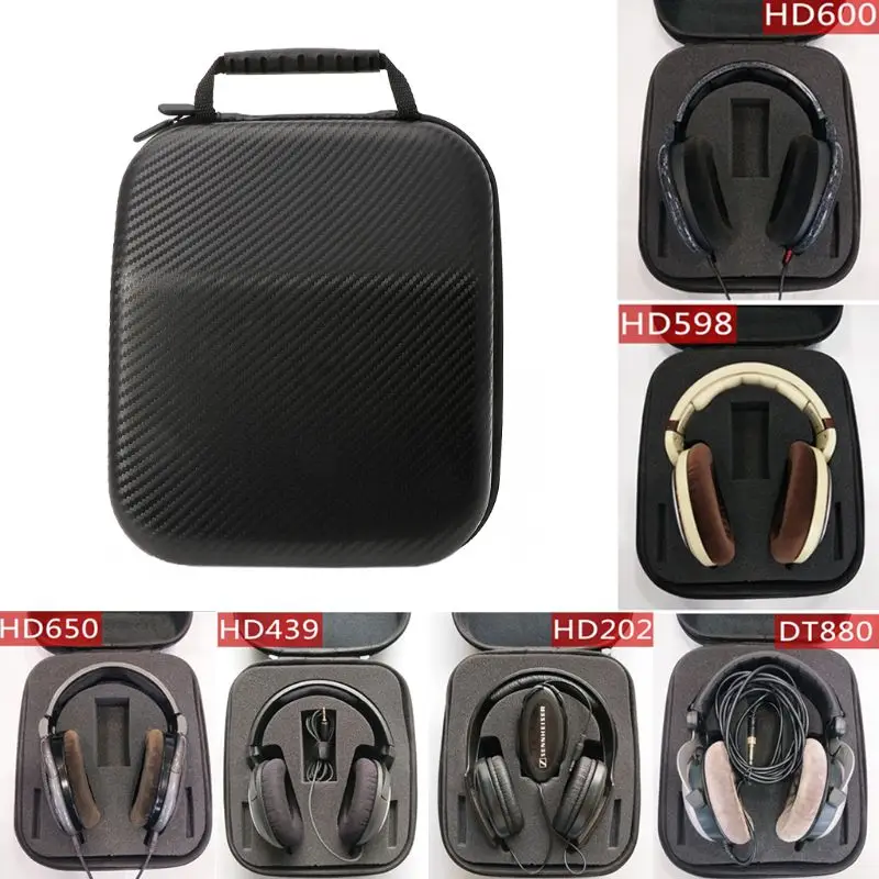 Headphone Case Cover Headphone Protection Bag Cover TF Cover Earphone Cover for sennheiser HD598 HD600 HD650 Headphones