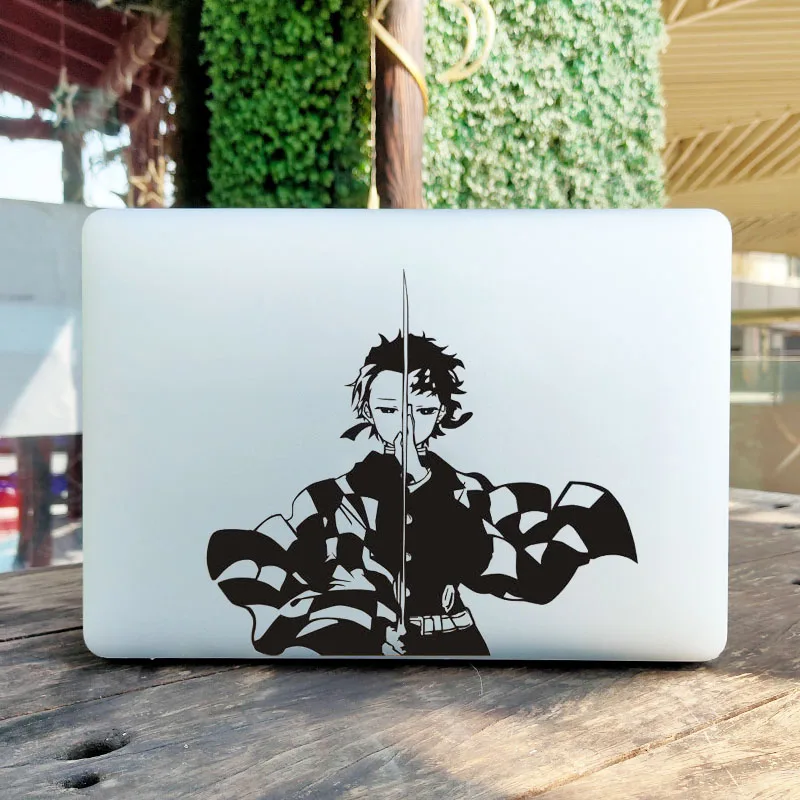Demon Slayer Kamado Tanjirou Kimetsu No Yaiba наклейка на ноутбук для MacBook Pro 16 дюймов Air Retina 11 12 13 15 кожу