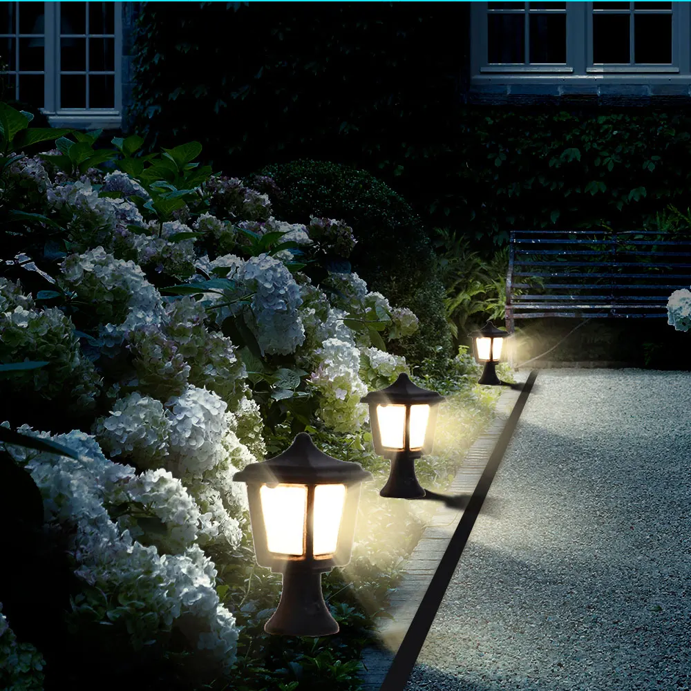 Miniature Lawn Lamp Model ABS 3V Led Lights For Diy Building Sand Table/Garden/HO Railway Scene Layout Diorama Kits 3/6/12Pcs 5