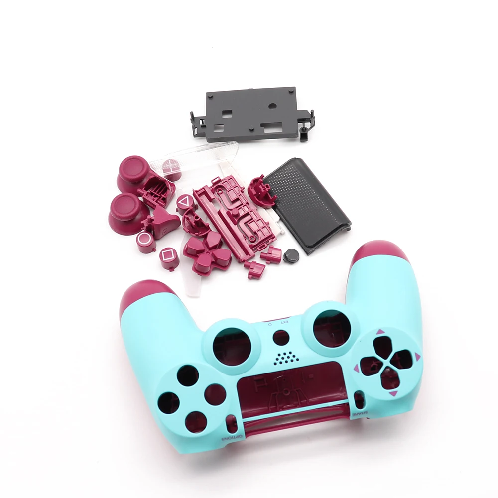 Замена Полный корпус и кнопки мод комплект для jds 040 JDM 040 DualShock 4 playstation 4 PS4 Pro контроллер корпус гладкий Чехол