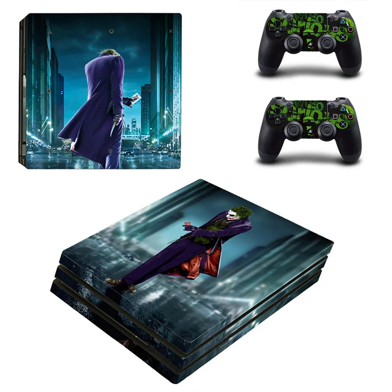 Joker PS4 Pro sticker s PS 4 Play station 4 Pro наклейки для кожи Наклейки Обложка Pegatinas для playstation 4 Pro консоли и контроллера