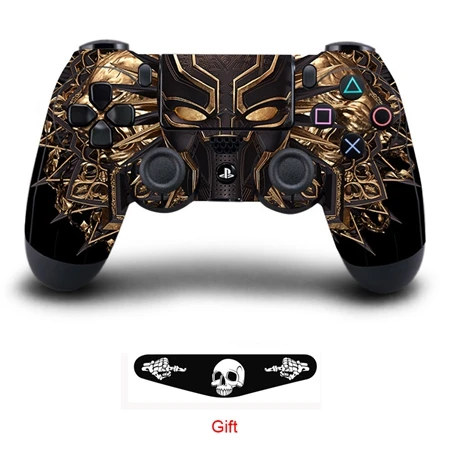 QBTM0846 Игровая Виниловая наклейка для sony Playstation 4, контроллер, защитный чехол для PS4, аксессуары для геймпада - Цвет: QBTM0846