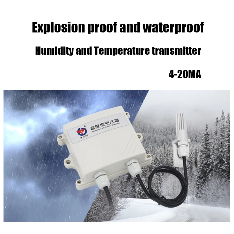 24V DC 2-Wire Transmitting 5/%-95/% Relative Humidity Engineering Machinery Sensor