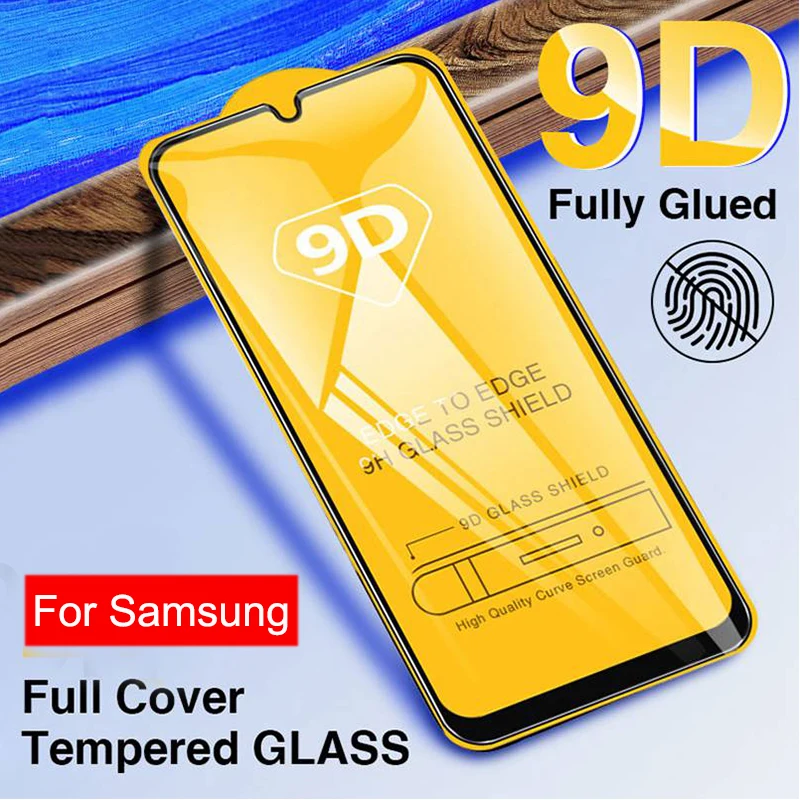 Защитный чехол из стекла 9D для Samsung A20 A40 A60 A80 защитный аксессуары Galaxy A30 A50 A70 A20e