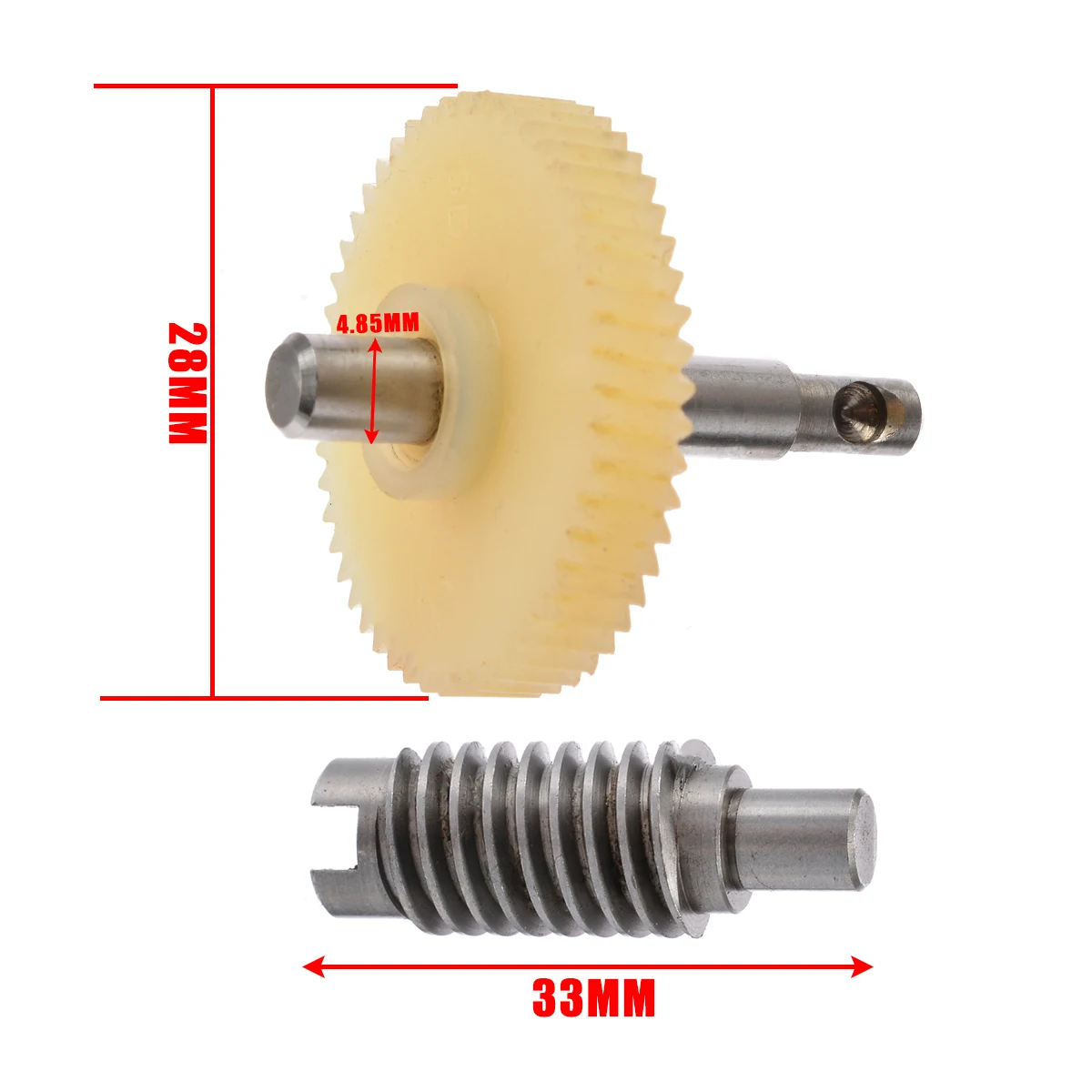 1Set DIY 28mm Plastic Worm Reduction Gear Set Metal Wheel Speed Reducer Gearset Accessory Tools 1Set DIY 28mm Plastic Worm Reduction Gear Set Metal Wheel Speed Reducer Gearset Accessory Tools