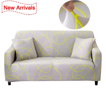 

Elastic Stretch Sofa Cover SlipcoversAll-inclusive Couch Case for Different Shape Sofa Loveseat Chair L-Style 1/2/3/4 seat