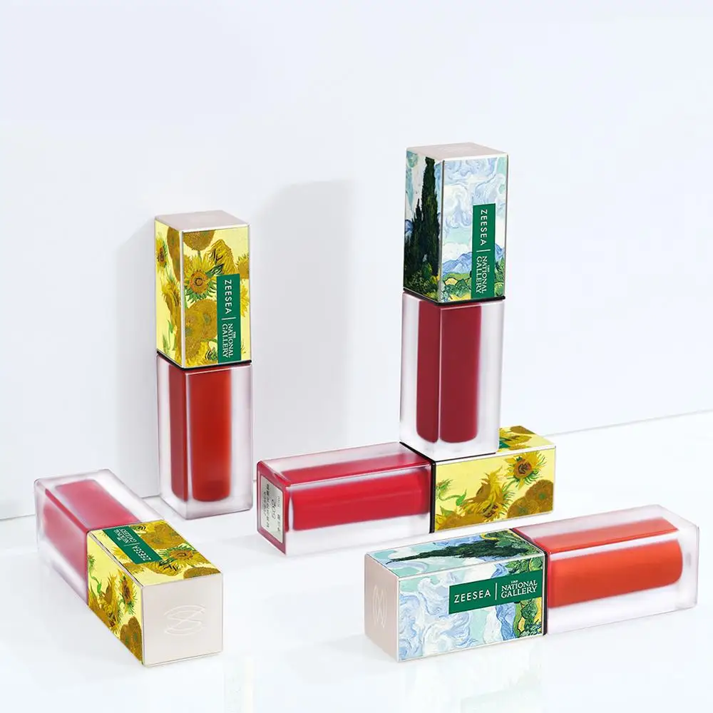 

ZEESEA New Nude Velvet Matt Lip Gloss Long Lasting Moisturizing WaterProof Lip Glaze Glossy Lip Cosmetic