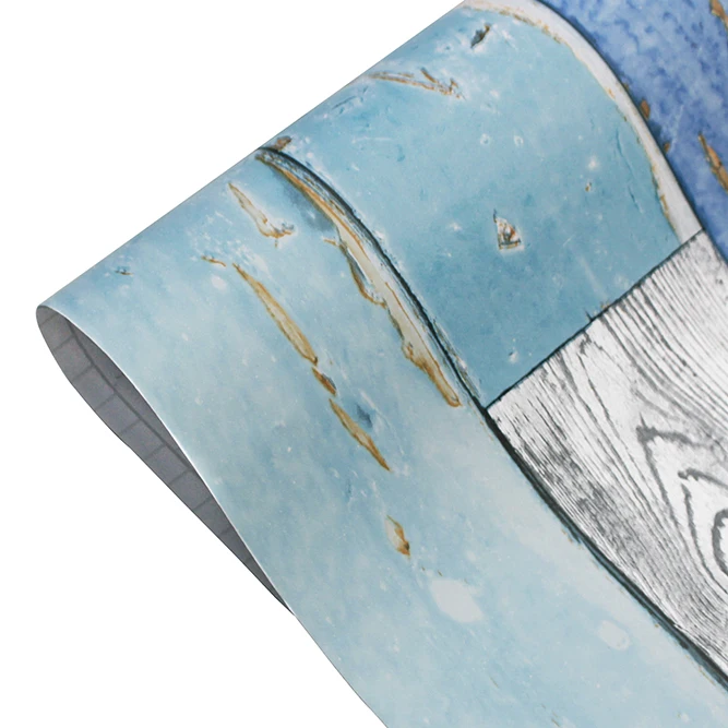 HaokHome деревянные доски Обои Синий/Серый/из коричневого винила самоклеющиеся обои дизайн для стен Ванная комната Спальня домашний декор