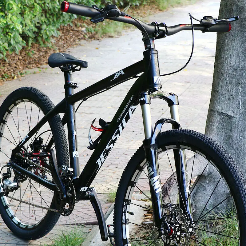 Вилка для MTB велосипеда 2" 27,5"/2" алюминиевая Корона вилки для горных велосипедов воздушный шок 1-1/8" для велосипеда аксессуары