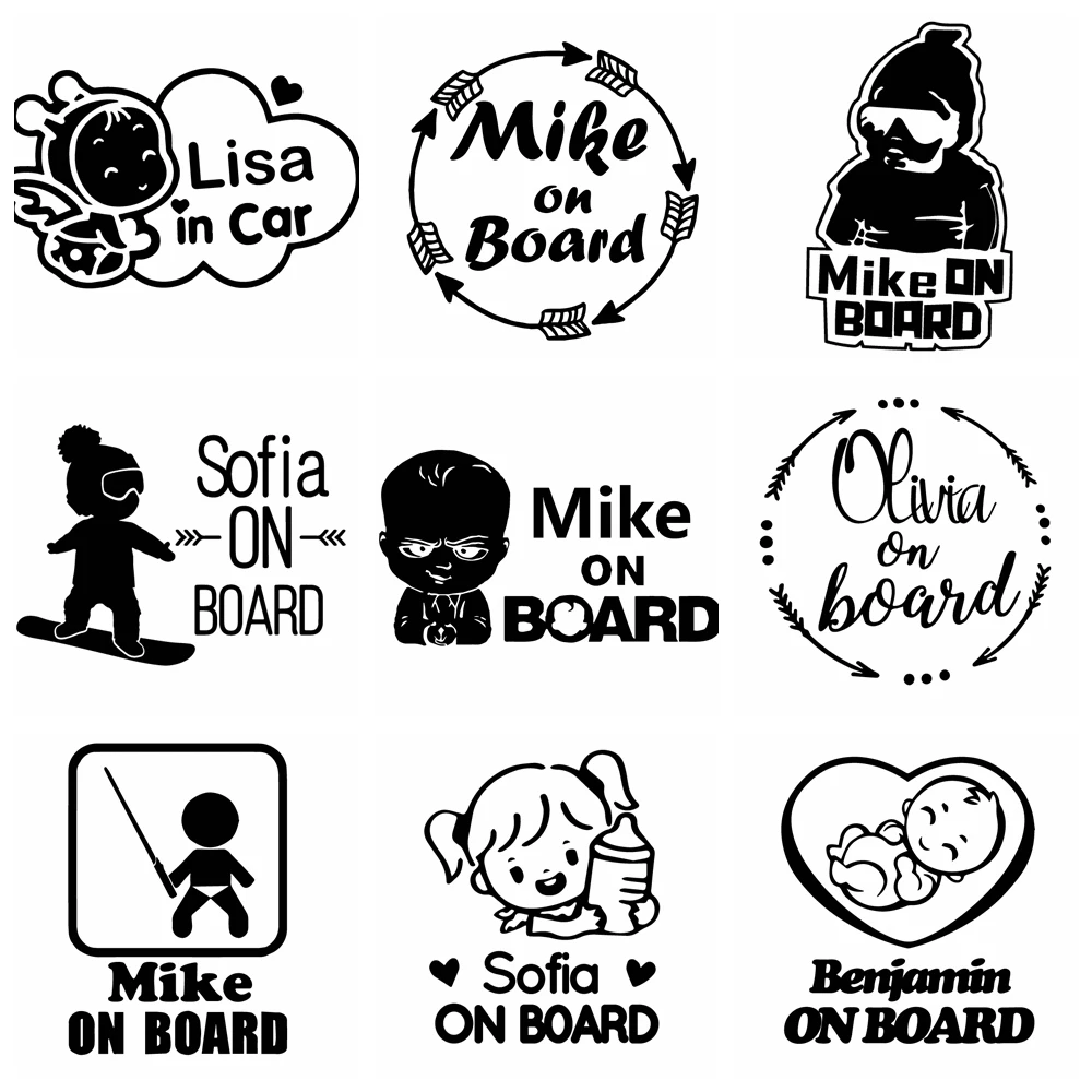 Baby On Board Car Sticker Custom Name Funny Wrap Vinyl Cars Car Styling Auto Decor Accessories Car Decoration Car Body Cartoon Car Stickers Aliexpress Baby On Board Car Sticker Custom Name Funny Wrap Vinyl Cars Car Styling Auto Decor Accessories Car Decoration Car Body Cartoon Car Stickers Aliexpress