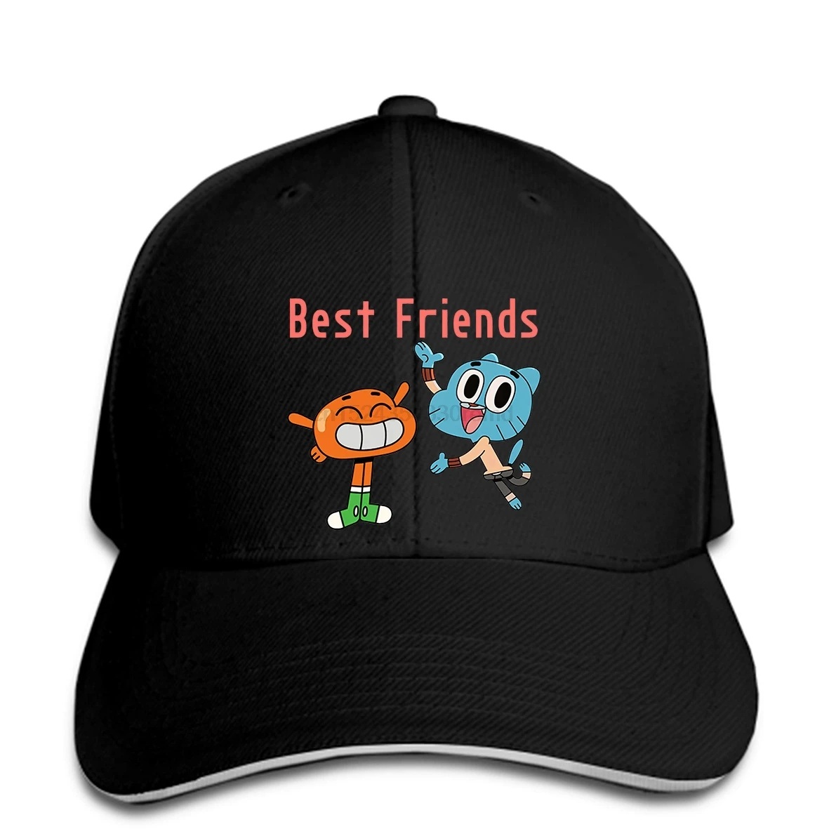 Бейсболка с рисунком лучшего друга из мультфильма Gumball ⟚rwin жилет для мужчин и