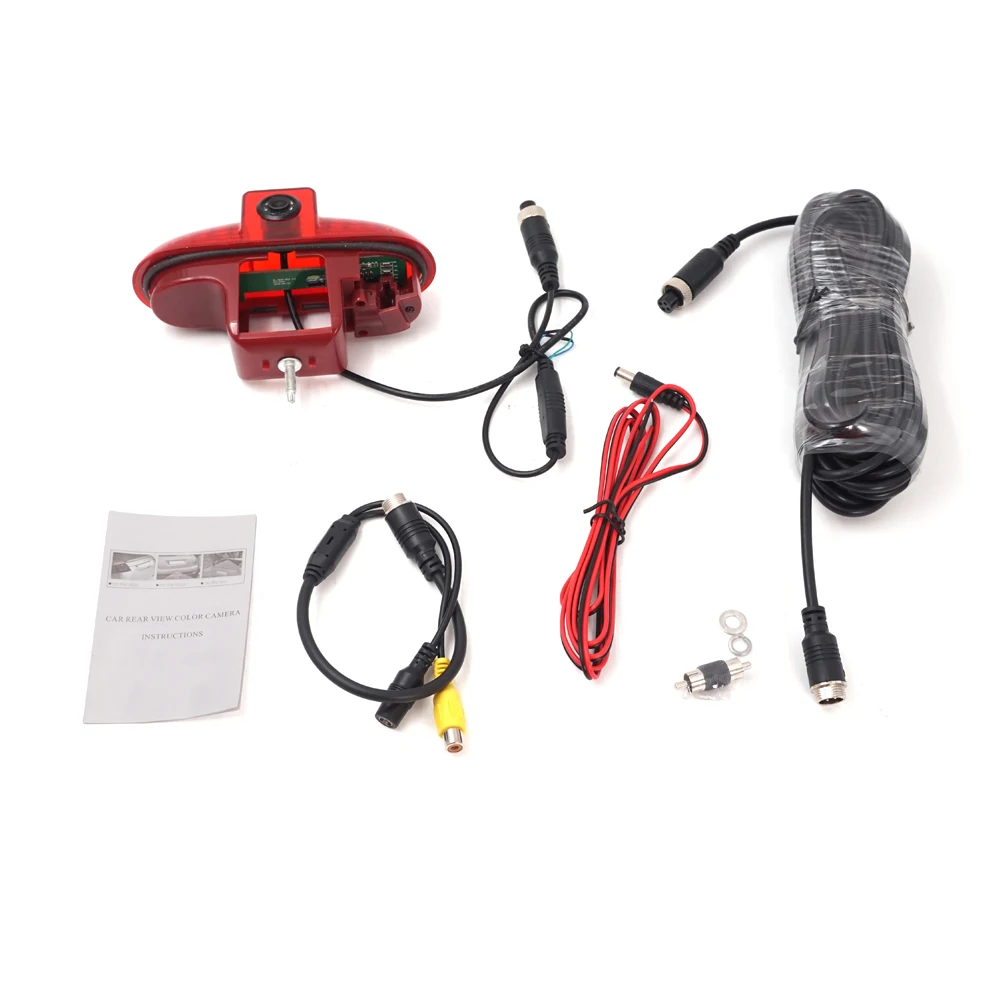 Carsanbo Car Brake Light Backup Camera Rear view For Opel Vivaro/Renault Trafic 2001- with 7 Inch Rearview Mirror Monitor