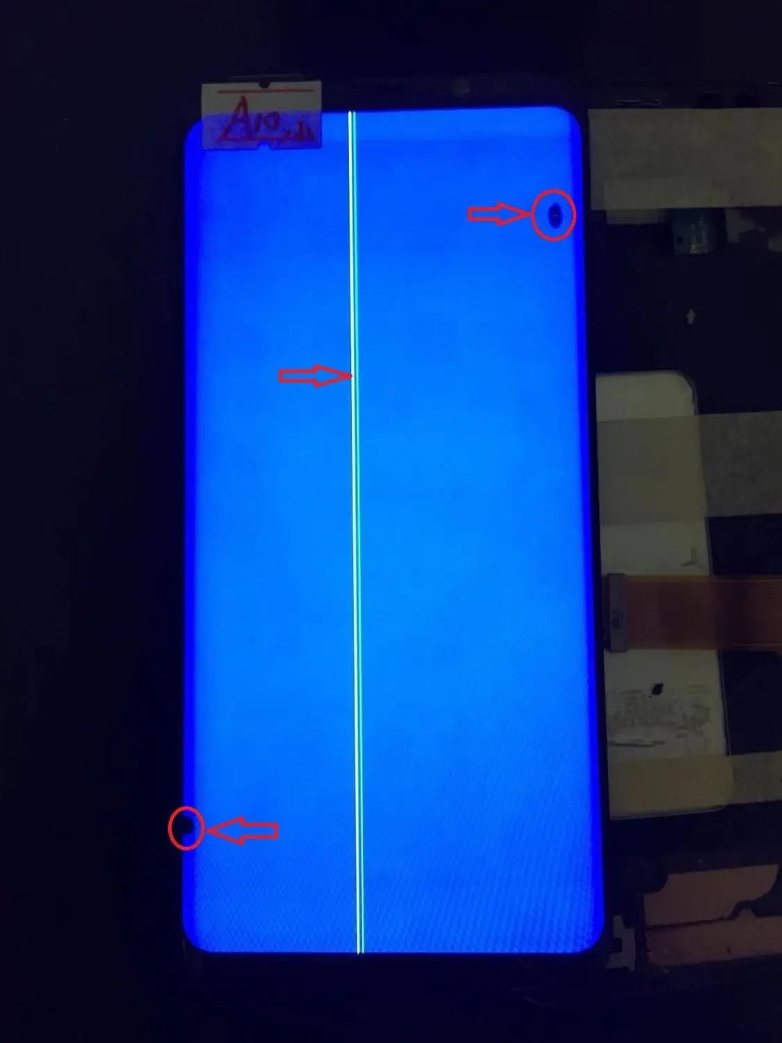 AMOLED с линией для samsung Galaxy S8 PLUS G955A G955U G955F ЖК-дисплей кодирующий преобразователь сенсорного экрана в сборе - Цвет: NO.A10