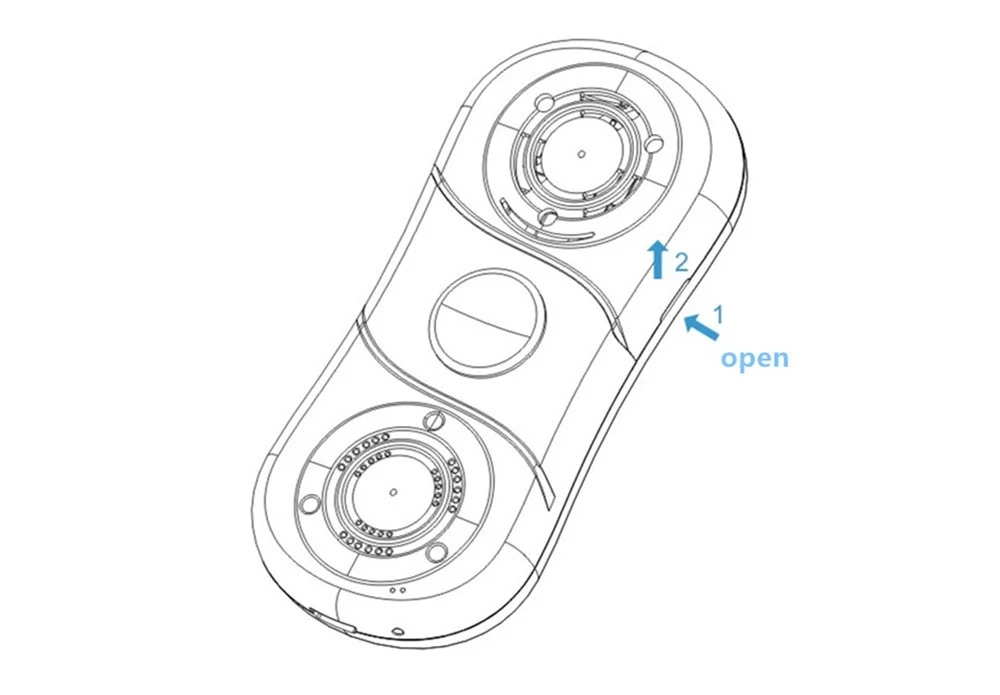 SERVO S08 Спиннер телефон 1,3 Две сим-карты Bluetooth FM радио Светодиодный свет лампа ручной Спиннер мобильный телефон