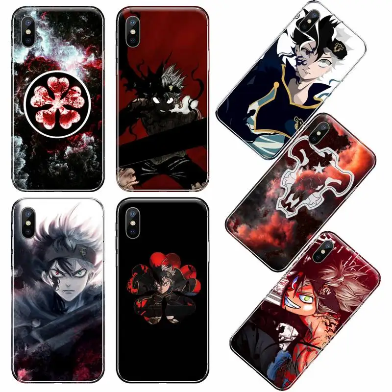 

Black Clover Dark Anime Phone Case For iphone 12 5 5s 5c se 6 6s 7 8 plus x xs xr 11 pro max