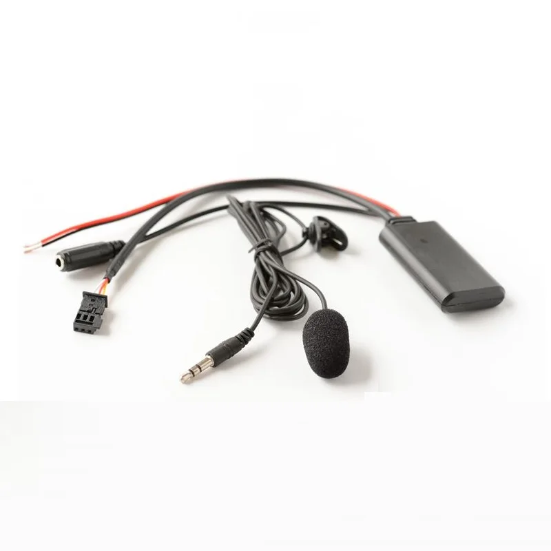 

Bluetooth 5,0 адаптер Aux кабель с микрофоном для Mercedes Benz E / CLS / SLK 2004-2008 аудио стерео адаптер Aux кабель