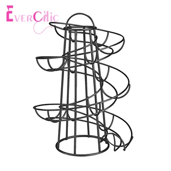 

Kitchen Creative Egg Frame Spiral Egg Basket Iron Art Practical Multi-functional Storage Frame Inclusion