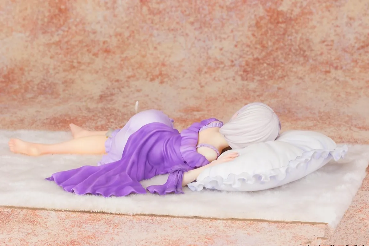 Re: Zero-start of a Different World Life Амелия Спящая позиция Seikatsu косплей парик в коробке Garage Kit