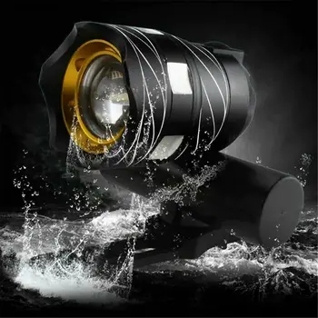 

IP65 Outdoor Glare Flashlights USB Rechargeable Flashlight Camping Riding Lighting Tool Bicycle Headlight Bright Lantern Camping
