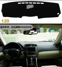 For lexus IS250 IS300 IS350 2006-2011 Right and Left Hand Drive Car Dashboard Covers Mat Shade Cushion Pad Carpets Accessories