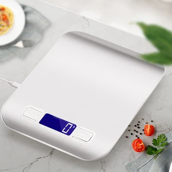 

5Kg/10kg/1g LCD Precision Kitchen Electronic Scale Household Stainless Steel Food Baking Cooking Scale E2S