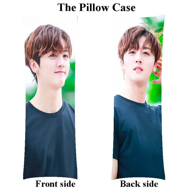 pillowcover Kpop сенсационное ощущение 9 только наволочка для тела девушка бойфренд ча ни Янг Бин длинный Чехол для подушки Чехол - Цвет: pillowcover