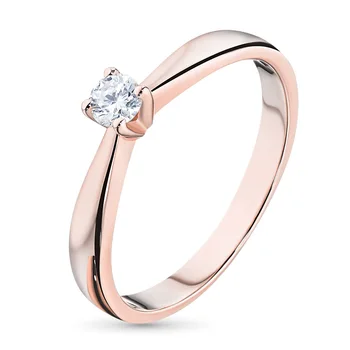 

A ring of red gold diamond e0201kts09152800