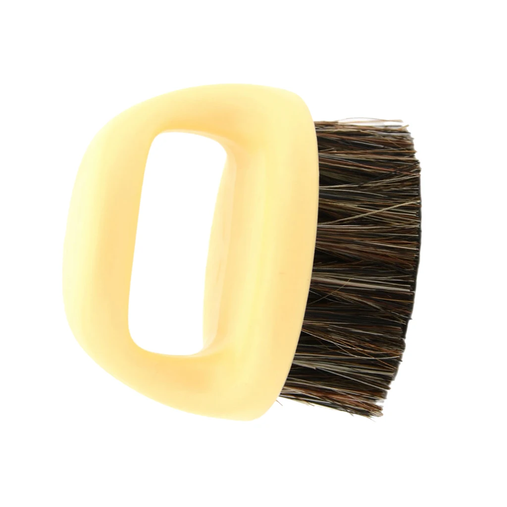 Beard Brush With Nylon Bristle For Men's Mustache Styling and Shaping
