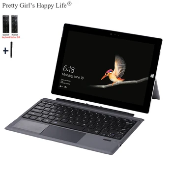 

TouchPad Keyboard Case For Microsoft Surface Pro 7/6/5/4 Wireless Bluetooth Keyboard Tablet Flip Stand Cover Capa +Stylus