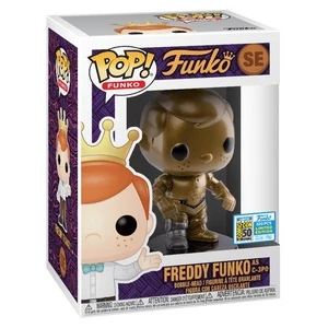 SDCC эксклюзивный Funko pop официальный Freddy Funko as C-3PO из Звездных Войн Виниловая фигурка Коллекционная модель игрушки в коробке