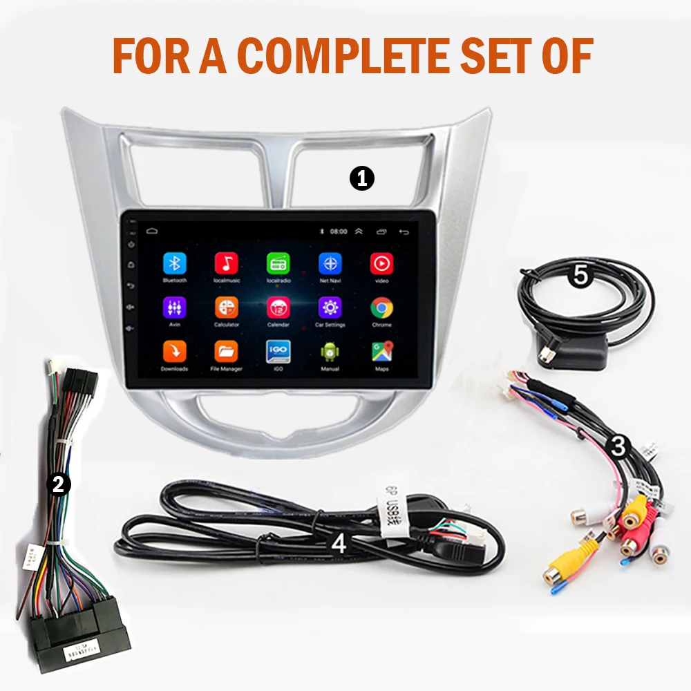 Lelv dvd Автомобильный экран android воспроизводитель dvd Авто nacigator экран автомобиля 9 ''для hyundai verna 2011- Gps wifi usb аудио