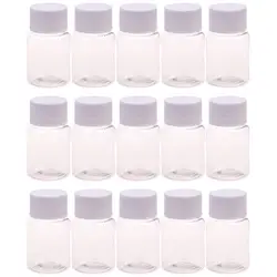 Бесплатная доставка 120 шт/Партия 15 мл пустой прозрачный пластиковый контейнер для таблеток контейнер для больничных порошковых химических