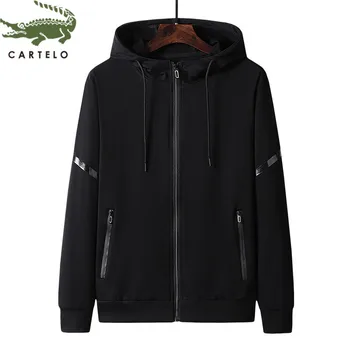 

CARTELO men hoodies autumn new fashion sports casual hoodies men printed comfortable hooded men coat