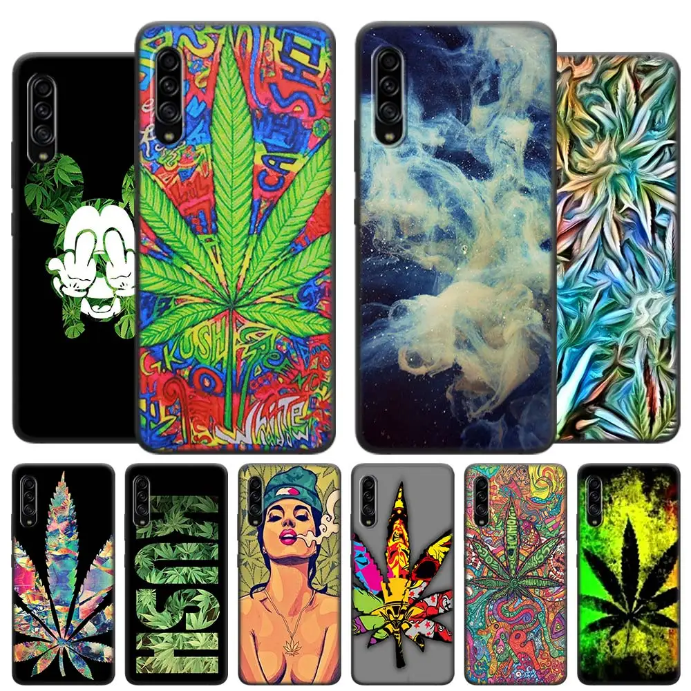 

weed Art Abstractionism high weed Soft Case Coque for Samsung Galaxy A10 A10e A20 A20S A30 A40 A50 A70 A51 A71 Black Cover Capa