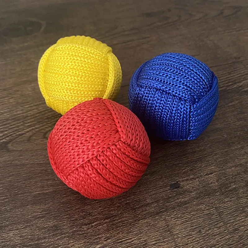 Monkey Fist Final Load Ball (50mm) Rope Balls Magic Accessories Illusions Gimmick Magician Stage Magic Props Tricks Street deluxe multiplying balls white or red high quality soft rubber multiplying balls best one ball to four magic tri