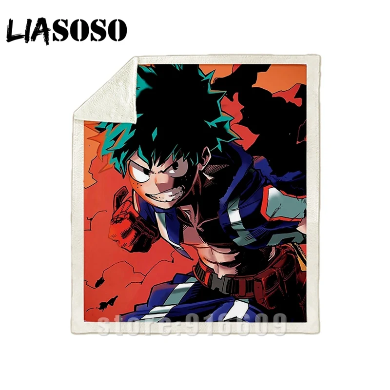 05 Диван-кровать с рисунком dj My hero Academy Boku no hero офис Harajuku набивное Одеяло-покрывало для путешествий одеяло квилт для софы A28 - Цвет: 05
