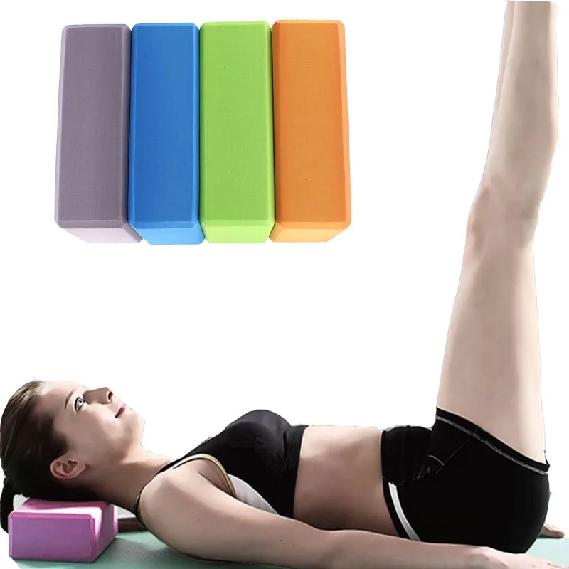 

Yoga Block Set Pilates Brick Fitness Belt Set for Exercise Workout Fitness Train Block Brick Stretching Belt Yoga Bolster A30812