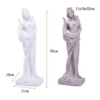 

Abstract Fortune Goddess Statues Sculpture Ornament Handmade Sandstone Wedding Decor Gift Craft Sculpture Living Room Decoration