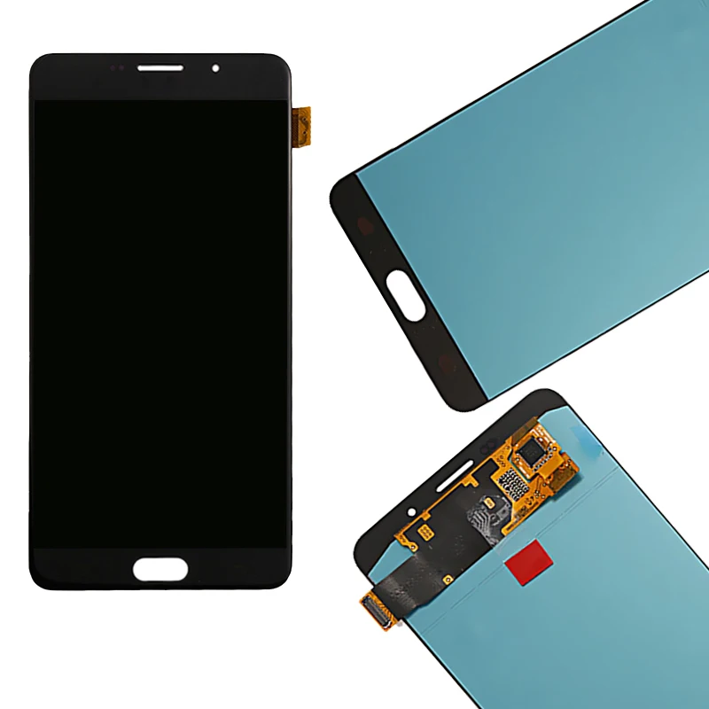 ЖК-дисплей для samsung Galaxy A9 Pro A910 кодирующий преобразователь сенсорного экрана в сборе ЖК-дисплей для samsung A910 A9100 A910F SM-A910F