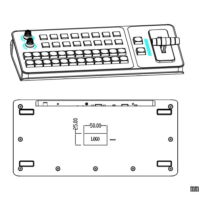 Portable 7 Inch 800 x 480P E-Reader Color Screen
