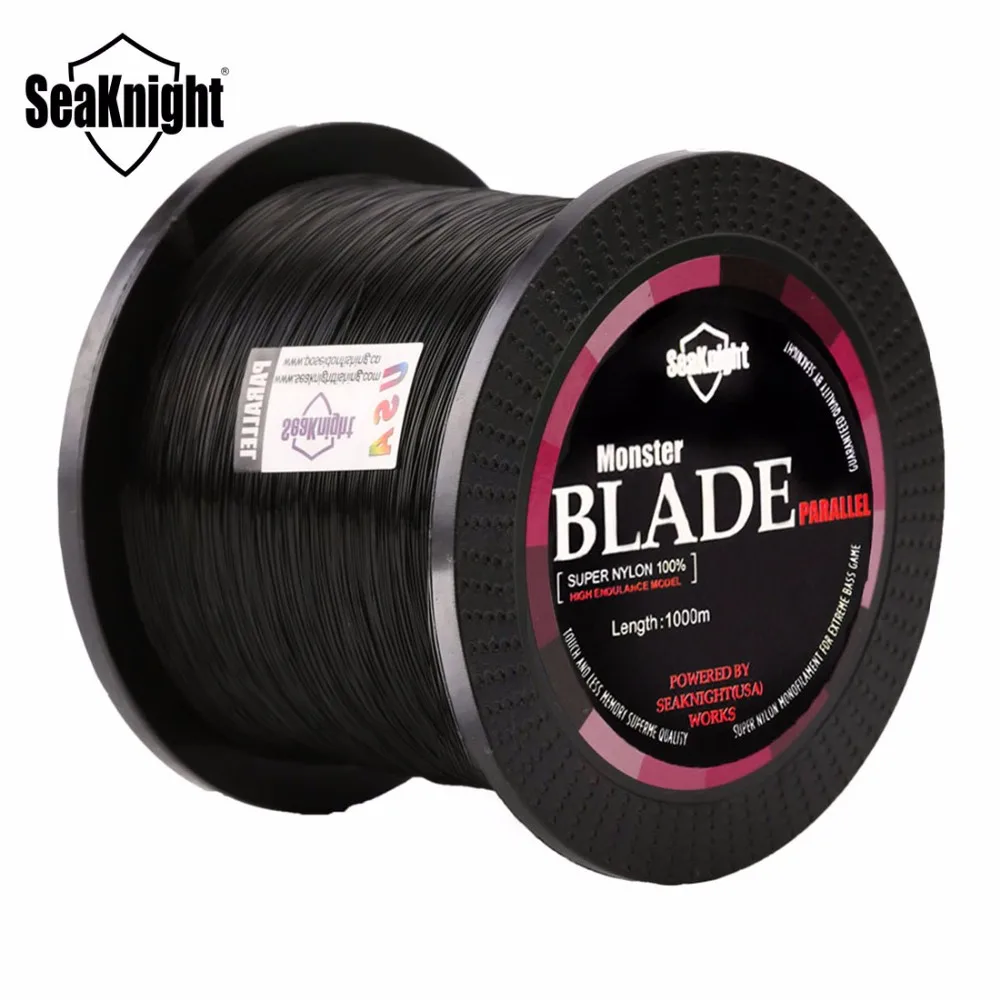 SeaKnight BLADE 1000 м нейлоновая леска из мононити, японский материал, супер леска для рыбы, моно нейлоновая леска 2-35 фунтов, соленая/Пресноводная вода