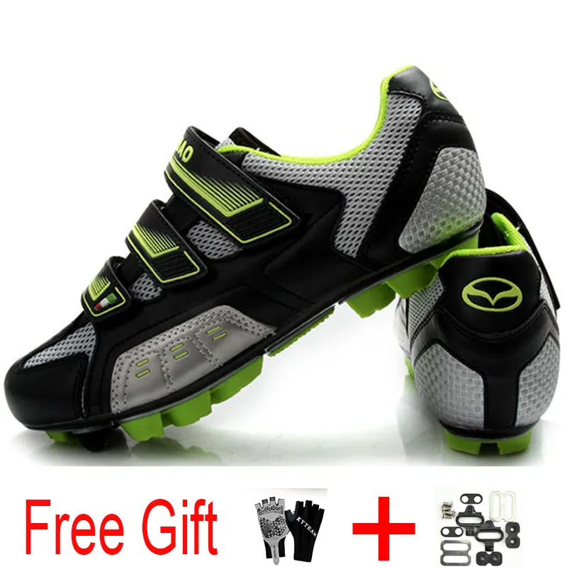 Мужская обувь для велоспорта, обувь для шоссейного велосипеда, обувь для горного велосипеда, светоотражающие кроссовки для триатлона, гоночная обувь - Цвет: as picture