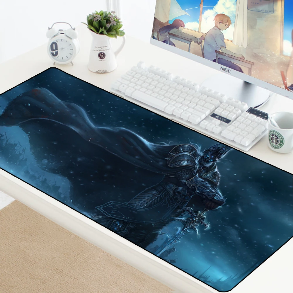 Игровой коврик для мыши World of Warcraft коврик для мыши большой Противоскользящий XL клавиатура большой Настольный коврик для мыши для геймеров ноутбук резиновый коврик для ноутбука