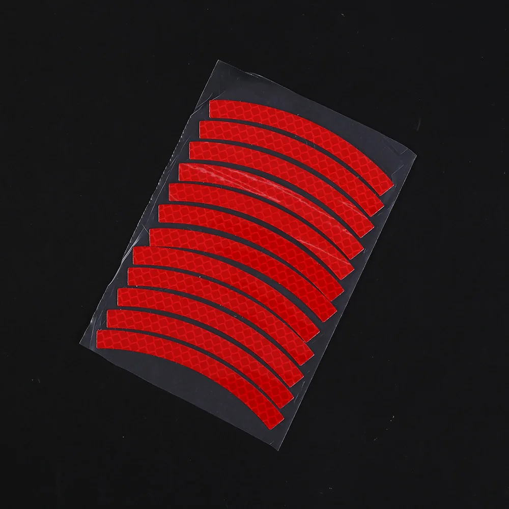 Bicycle Reflective Tape Wheel Decals Safety MTB Road Bike Reflective Stickers Cycling Wheel Adhesive Strips Bike Accessories BC0194 (1)
